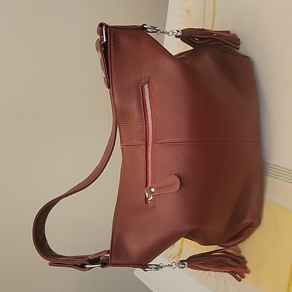 Red Zency Hobo Shoulder Bag - Picture 2 of 8